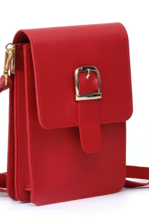 Ladies Long Shoulder Bag (Red)