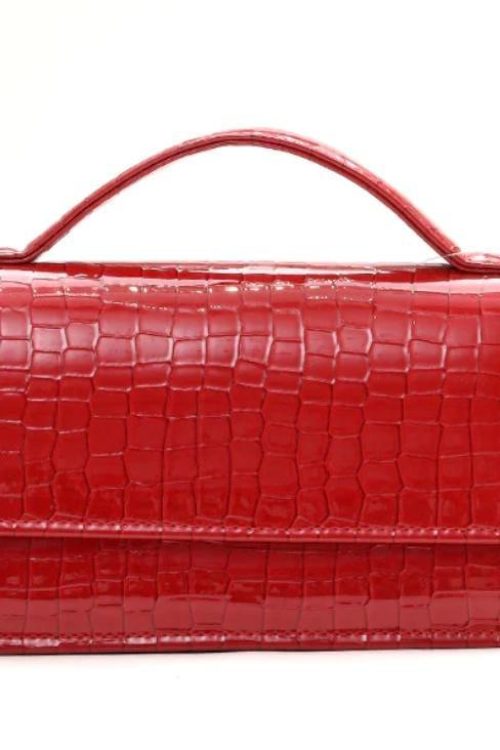 Red Small Handle Ladies Bag