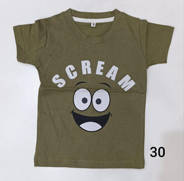 Children's Scream, Green Shade T-Shirt