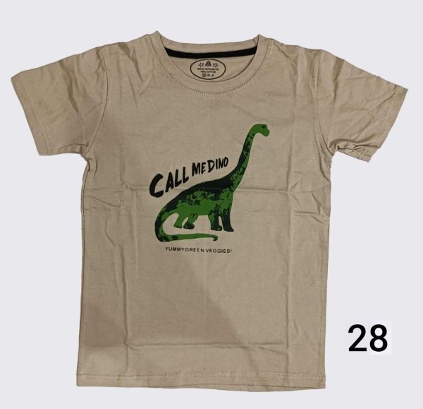 Rust and Cartoon Sticker T-Shirt