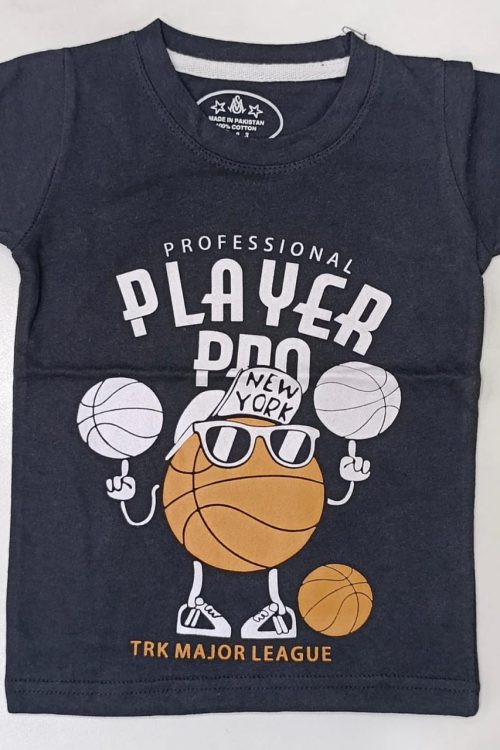Children Half-Sleeves Printed T-Shirt